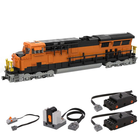 MOC - 38223 Union Pacific ES44AC (BNSF) - LesDiy - Klemmbausteine