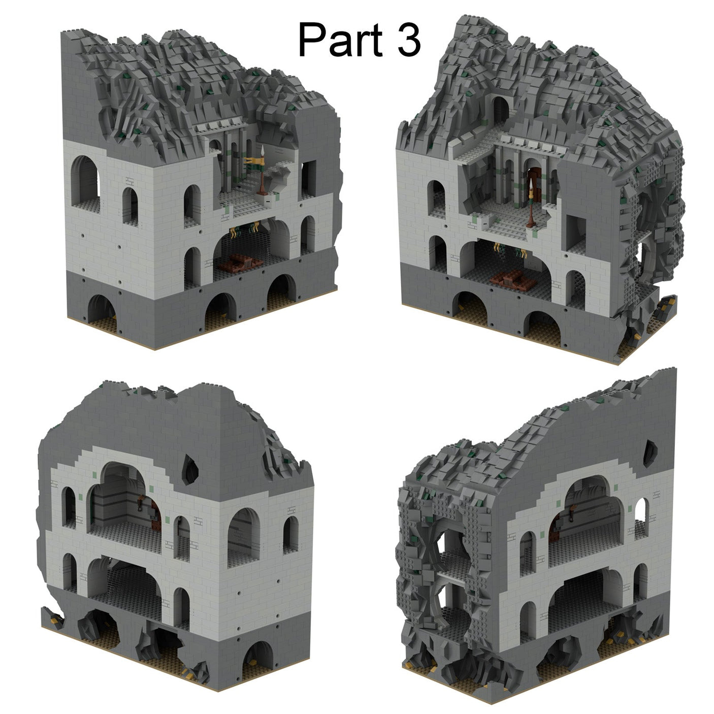 MOC - 38478 USC Helm's Deep Klemmbausteine - LesDiy - Klemmbausteine