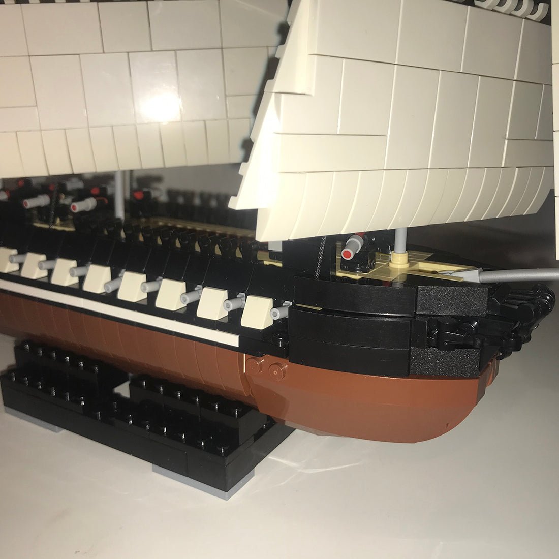 MOC - 40456 1/200 USS Constitution Ship Klemmbausteine - LesDiy - Klemmbausteine