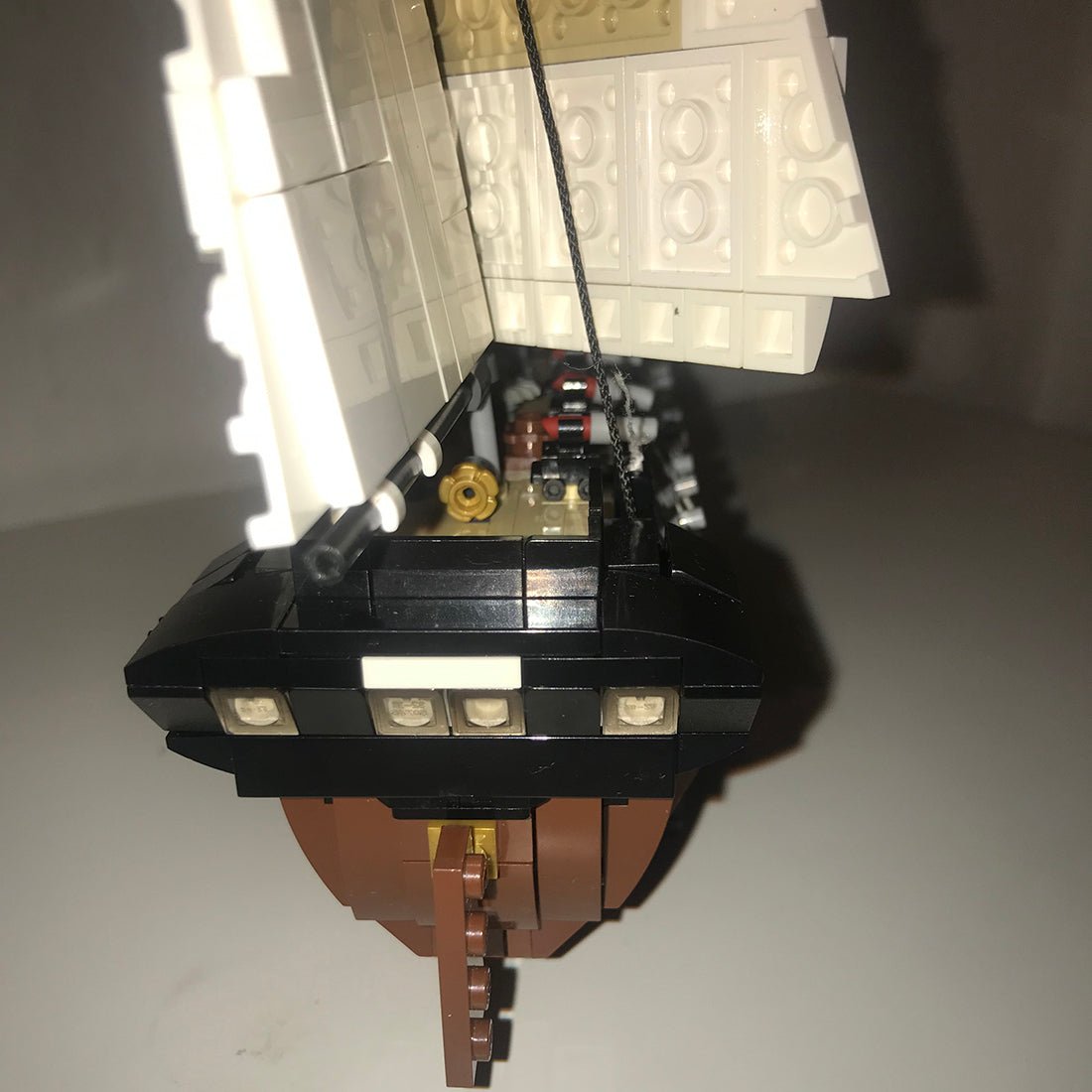 MOC - 40456 1/200 USS Constitution Ship Klemmbausteine - LesDiy - Klemmbausteine