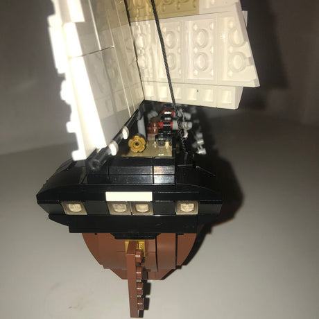 MOC - 40456 1/200 USS Constitution Ship Klemmbausteine - LesDiy - Klemmbausteine