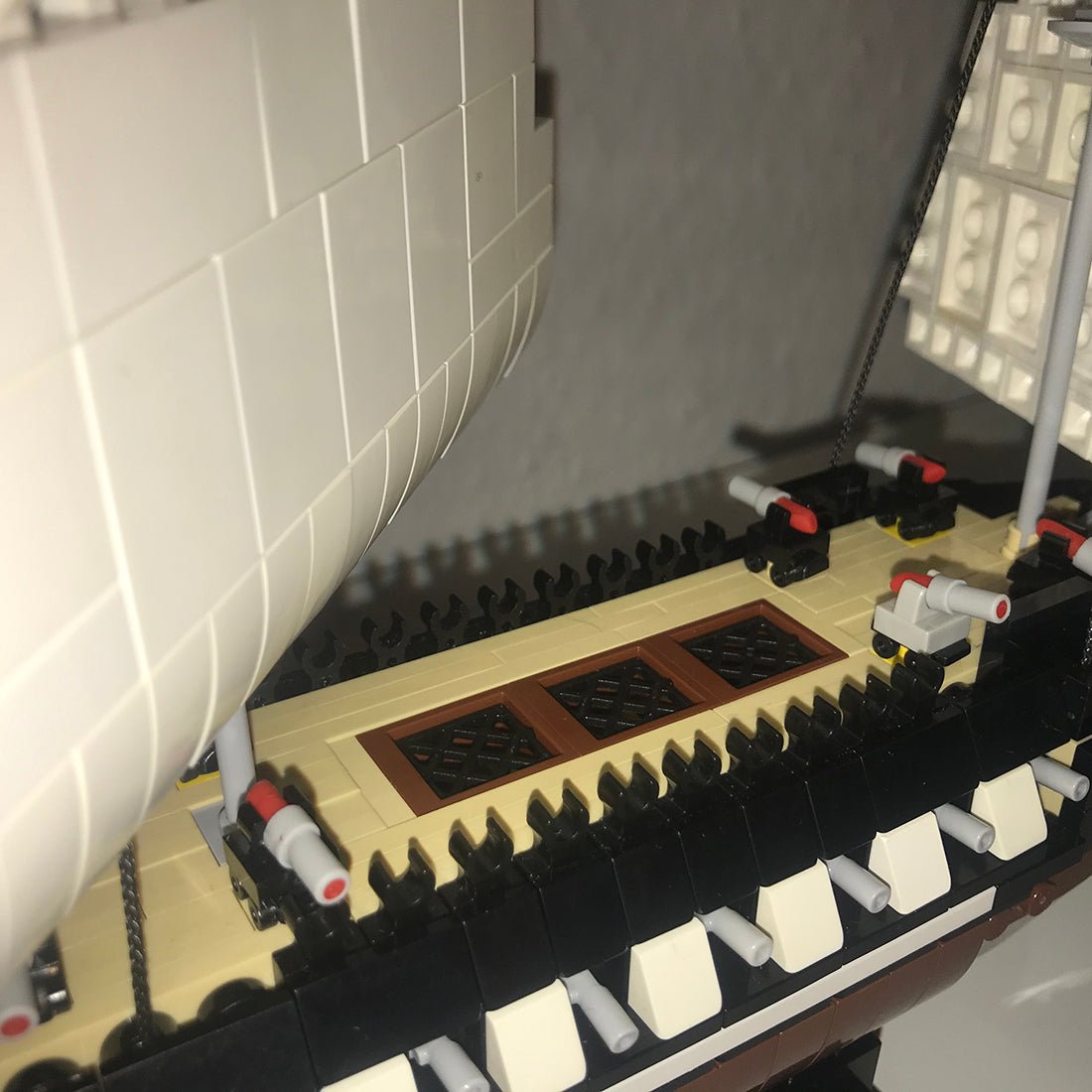 MOC - 40456 1/200 USS Constitution Ship Klemmbausteine - LesDiy - Klemmbausteine