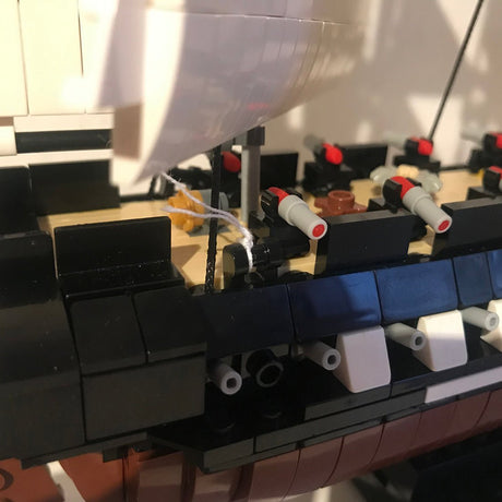 MOC - 40456 1/200 USS Constitution Ship Klemmbausteine - LesDiy - Klemmbausteine