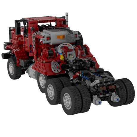 MOC - 41221 Schwermaschinentransporter Klemmbausteine - LesDiy - Klemmbausteine