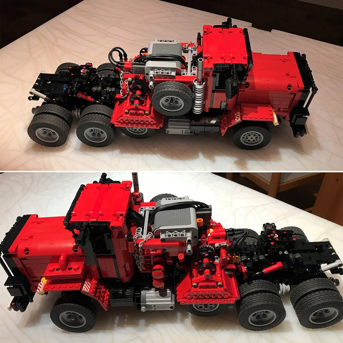 MOC - 41221 Schwermaschinentransporter Klemmbausteine - LesDiy - Klemmbausteine