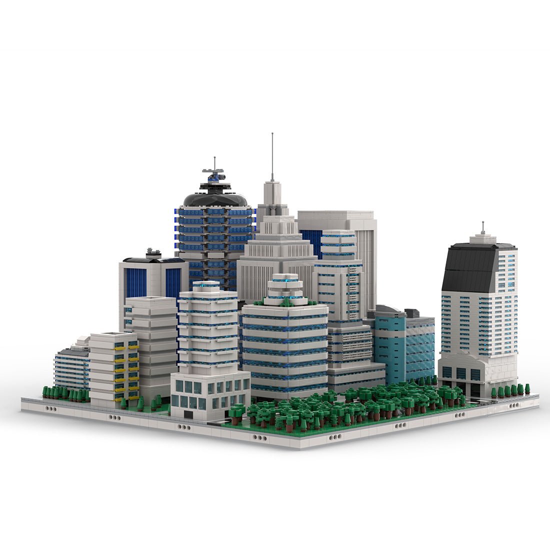 MOC - 41985 Skyscraper Modular City Klemmbausteine - LesDiy - Klemmbausteine