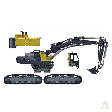 MOC - 43636 Technik Volvo EC750 Bagger - LesDiy - Klemmbausteine