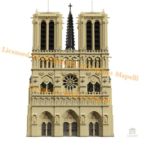 MOC - 43974 Notre Dame de Paris Klemmbausteine - LesDiy - Klemmbausteine