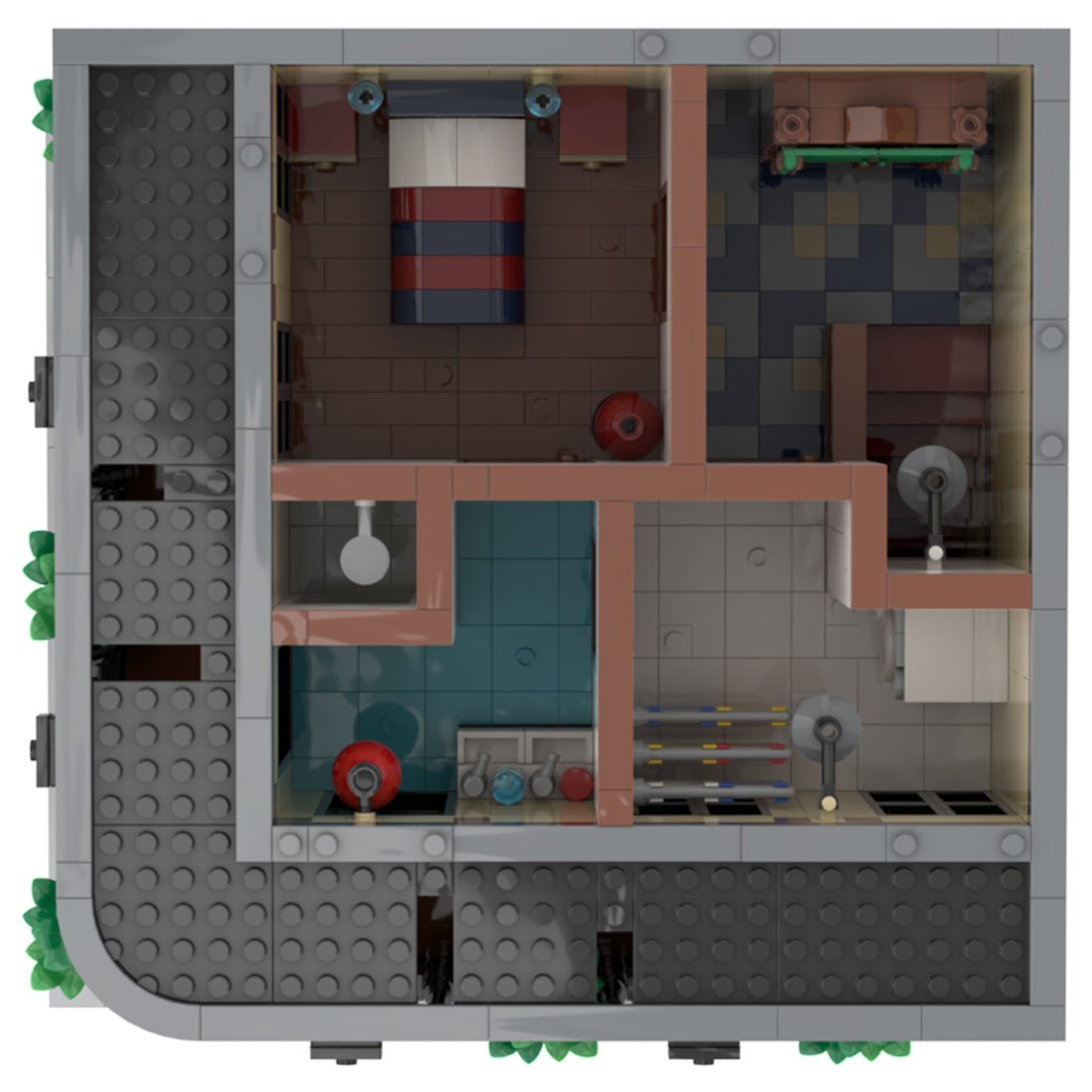 MOC - 44943 New Orleans Seafood Restaurant Klemmbausteine - LesDiy - Klemmbausteine