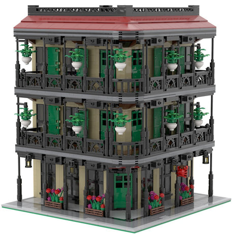 MOC - 44943 New Orleans Seafood Restaurant Klemmbausteine - LesDiy - Klemmbausteine