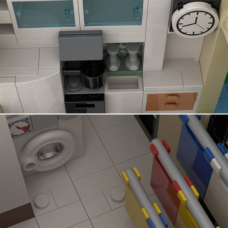 MOC - 44943 New Orleans Seafood Restaurant Klemmbausteine - LesDiy - Klemmbausteine