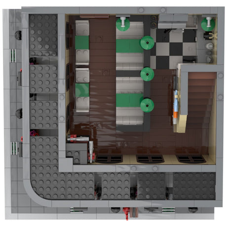 MOC - 44943 New Orleans Seafood Restaurant Klemmbausteine - LesDiy - Klemmbausteine