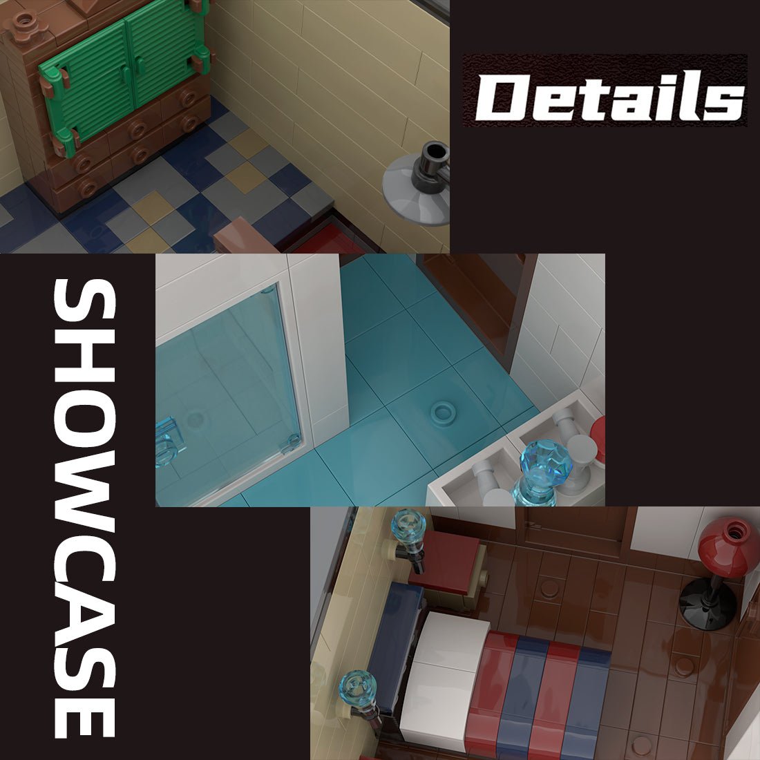 MOC - 44943 New Orleans Seafood Restaurant Klemmbausteine - LesDiy - Klemmbausteine