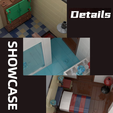 MOC - 44943 New Orleans Seafood Restaurant Klemmbausteine - LesDiy - Klemmbausteine