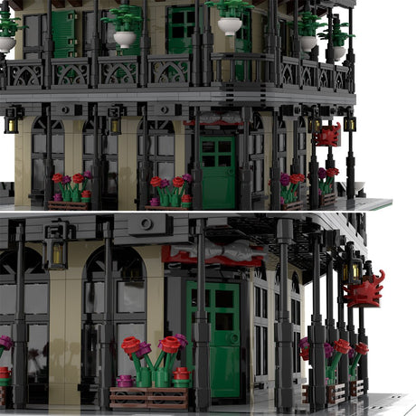 MOC - 44943 New Orleans Seafood Restaurant Klemmbausteine - LesDiy - Klemmbausteine