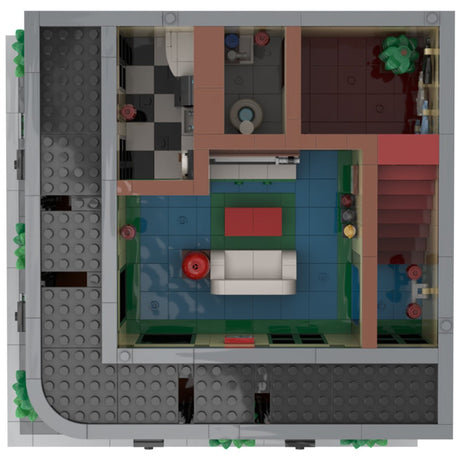 MOC - 44943 New Orleans Seafood Restaurant Klemmbausteine - LesDiy - Klemmbausteine