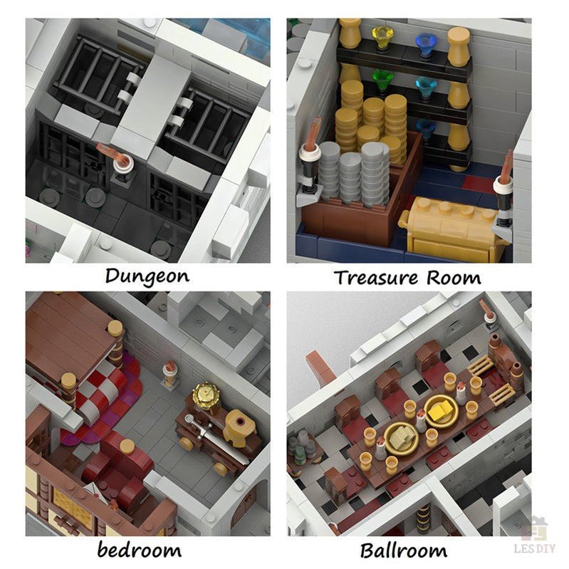 MOC - 45559 Highstone - Festung Klemmbausteine - LesDiy - Klemmbausteine