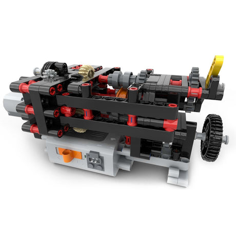 MOC - 45647 4 - Gang - Getriebe Klemmbausteine - LesDiy - Klemmbausteine