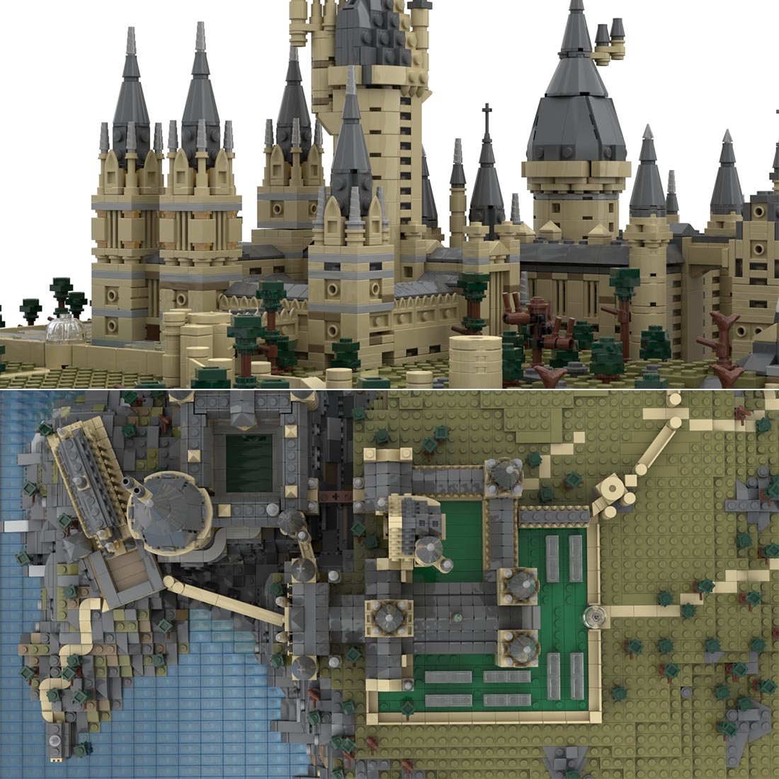 MOC - 45950 Harry Potter Hogwarts Castle Klemmbausteine - LesDiy - Klemmbausteine