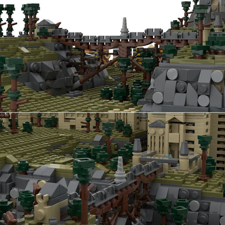 MOC - 45950 Harry Potter Hogwarts Castle Klemmbausteine - LesDiy - Klemmbausteine