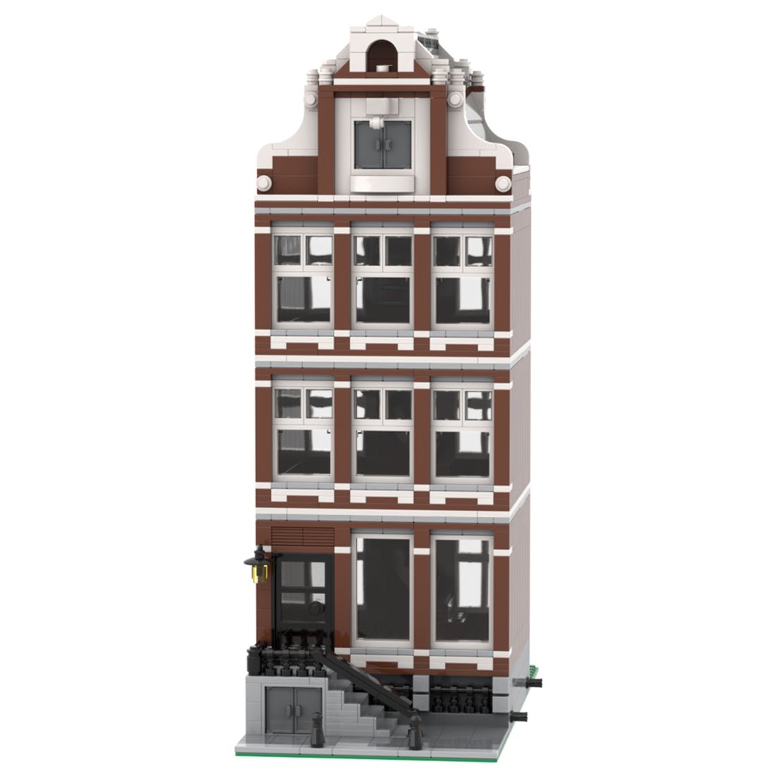 MOC - 46108 Amsterdam Canal House Nr 1 Klemmbausteine - LesDiy - Klemmbausteine