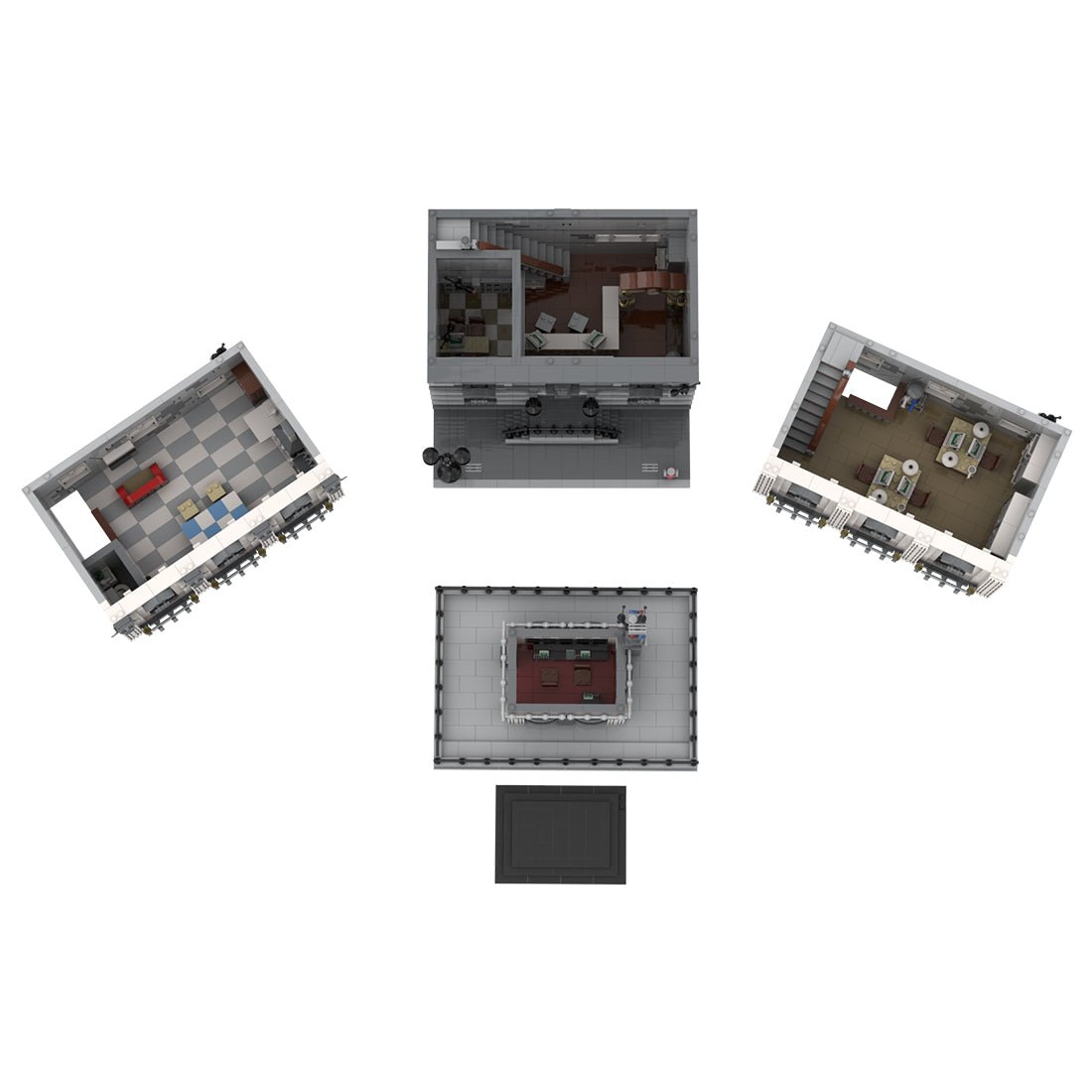 MOC - 4652 Large - scale Police Department Klemmbausteine - LesDiyproduct_type##