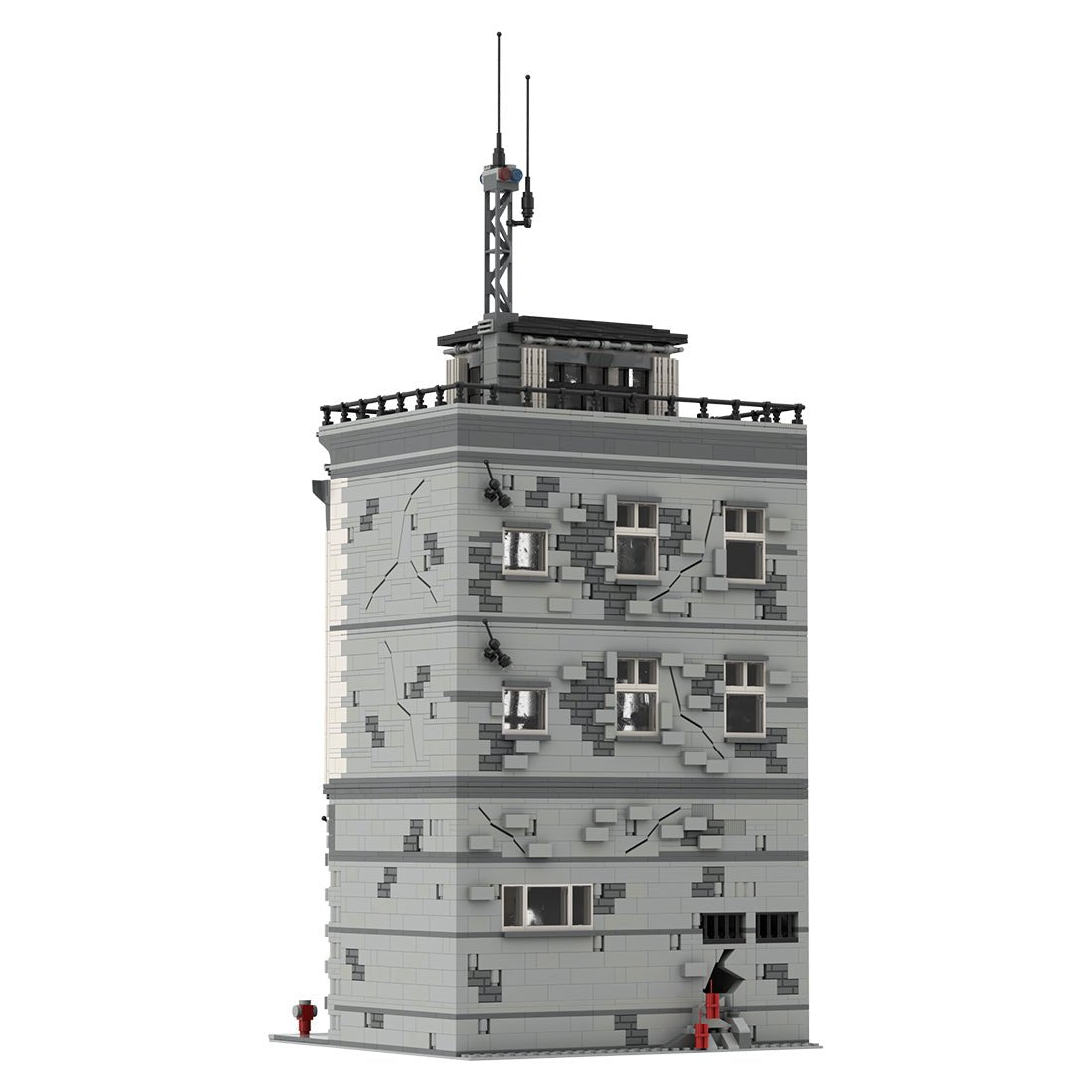 MOC - 4652 Large - scale Police Department Klemmbausteine - LesDiyproduct_type##