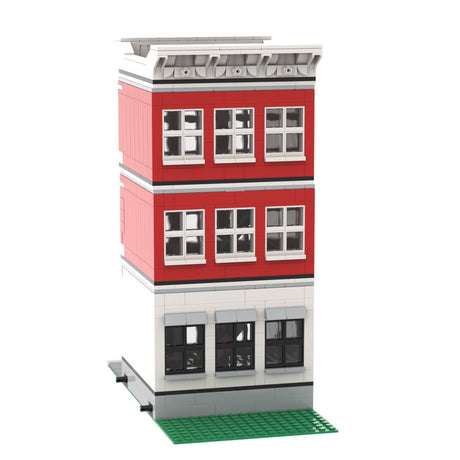 MOC - 47824 Modular Building - Amsterdam Canal House Nr 2 Klemmbausteine - LesDiy - Klemmbausteine