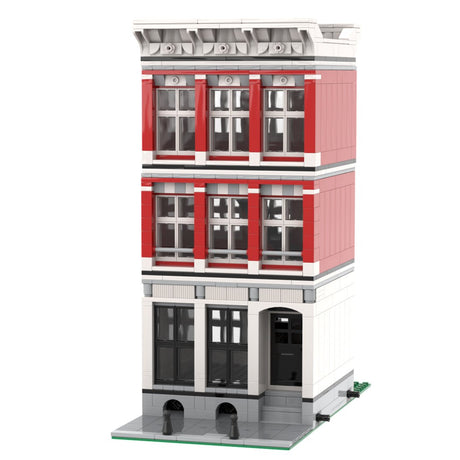 MOC - 47824 Modular Building - Amsterdam Canal House Nr 2 Klemmbausteine - LesDiy - Klemmbausteine