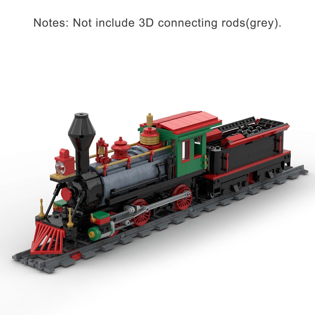 MOC - 48524 Grizzly Flats Loco Klemmbausteine - LesDiy - Klemmbausteine