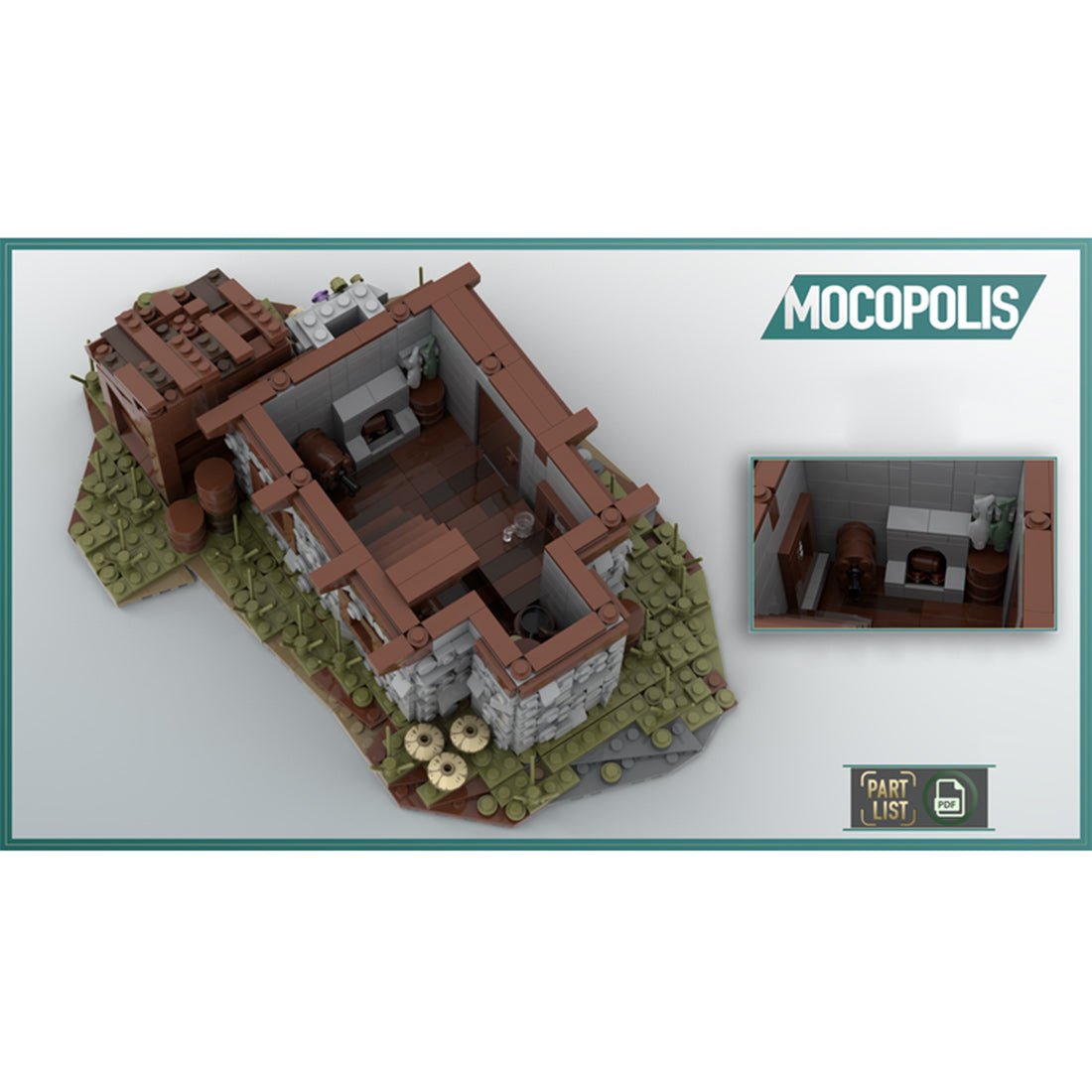 MOC - 49535 MOC Custom Medieval House Klemmbausteine - LesDiy - Klemmbausteine