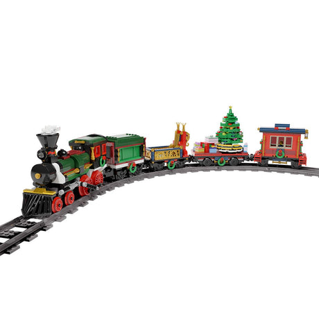 MOC - 49581 Motorized and Improved Christmas Train Klemmbausteine - LesDiy - Klemmbausteine