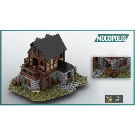MOC - 49665 MOC Medieval House Klemmbausteine - LesDiy - Klemmbausteine
