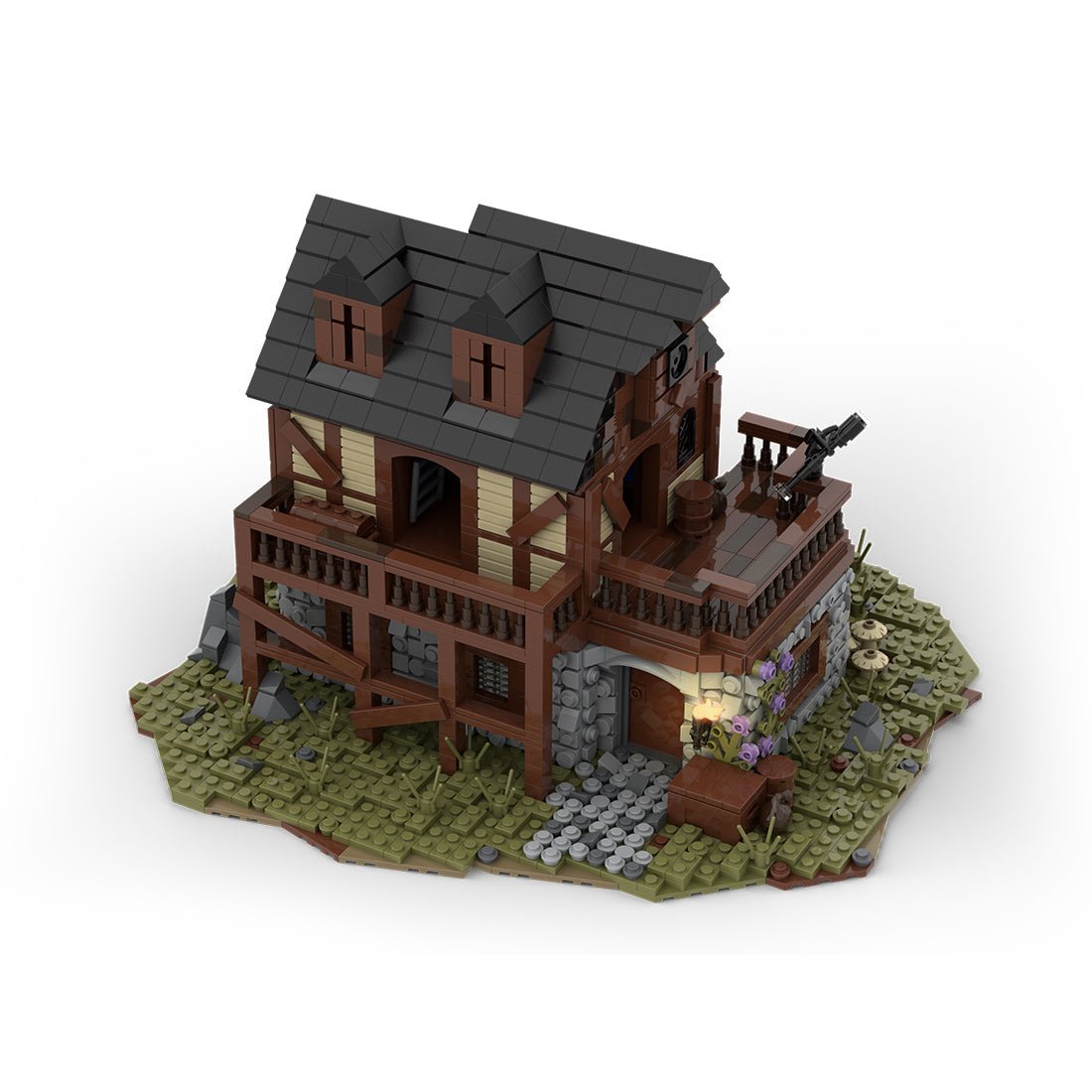 MOC - 49665 MOC Medieval House Klemmbausteine - LesDiy - Klemmbausteine