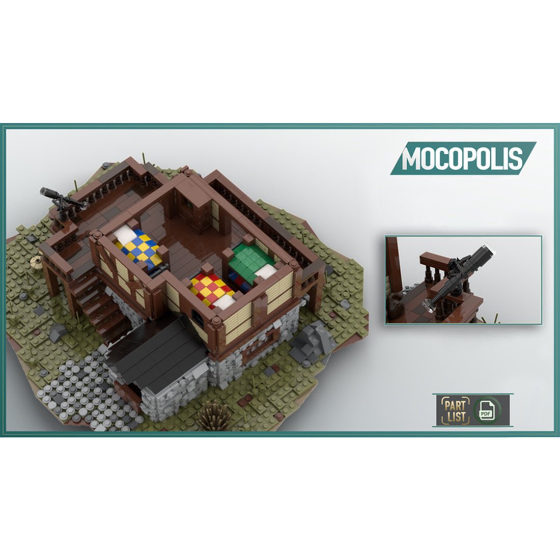MOC - 49665 MOC Medieval House Klemmbausteine - LesDiy - Klemmbausteine