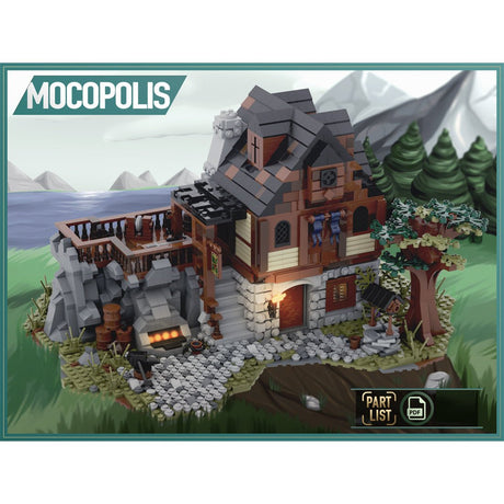 MOC - 49666 MOC Medieval Smithy Klemmbausteine - LesDiy - Klemmbausteine