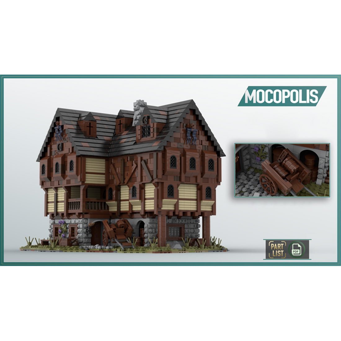 MOC - 49721 MOC Medieval House Klemmbausteine - LesDiy - Klemmbausteine