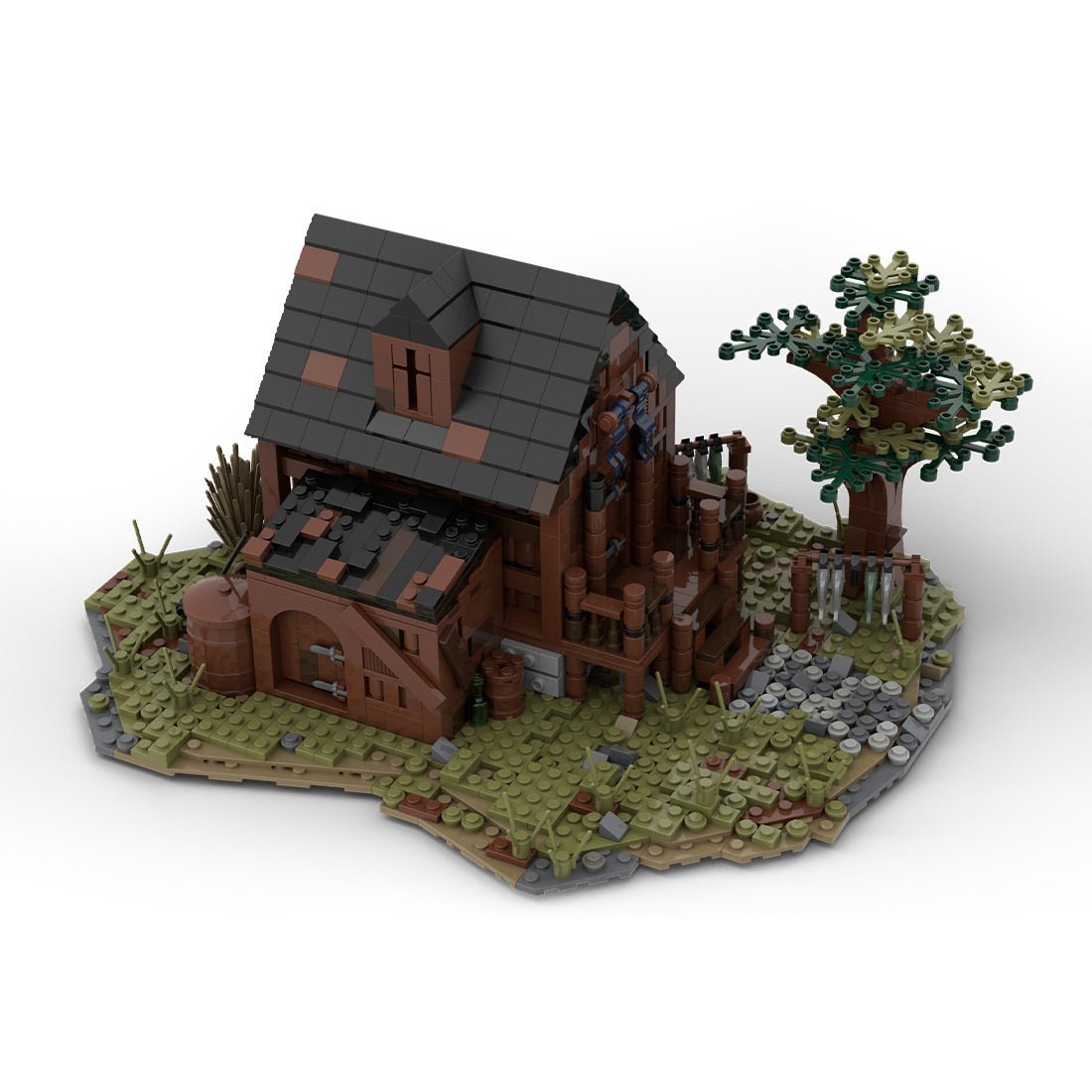 MOC - 49723 MOC Medieval Fisherman`s House Klemmbausteine - LesDiy - Klemmbausteine