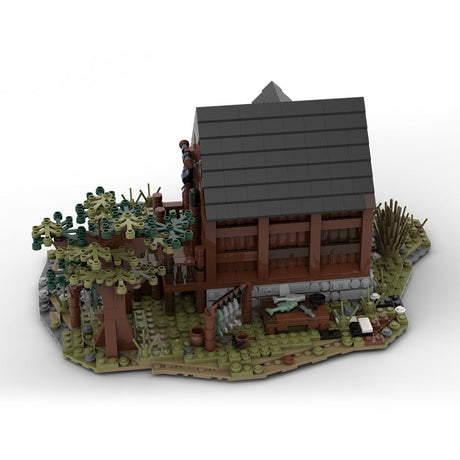 MOC - 49723 MOC Medieval Fisherman`s House Klemmbausteine - LesDiy - Klemmbausteine