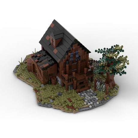 MOC - 49723 MOC Medieval Fisherman`s House Klemmbausteine - LesDiy - Klemmbausteine
