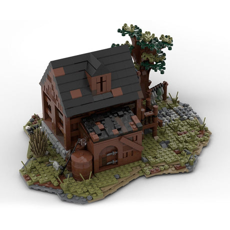 MOC - 49723 MOC Medieval Fisherman`s House Klemmbausteine - LesDiy - Klemmbausteine