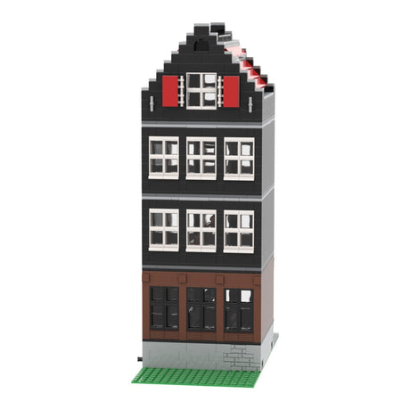 MOC - 51061 Modular Building m - Amsterdam Canal House Nr 4 - LesDiy - Klemmbausteine