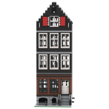 MOC - 51061 Modular Building m - Amsterdam Canal House Nr 4 - LesDiy - Klemmbausteine