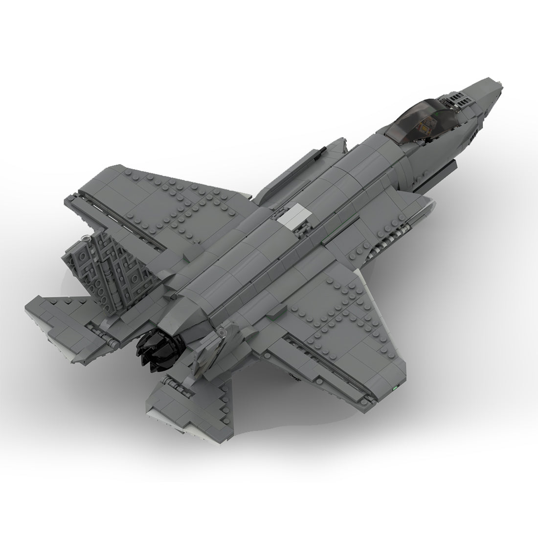 MOC - 52862 Lockheed Martin F - 35 A (Airforce Variant) Lightning II | 1:34 Scale Klemmbausteine - LesDiy - Klemmbausteine