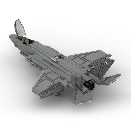MOC - 52862 Lockheed Martin F - 35 A (Airforce Variant) Lightning II | 1:34 Scale Klemmbausteine - LesDiy - Klemmbausteine