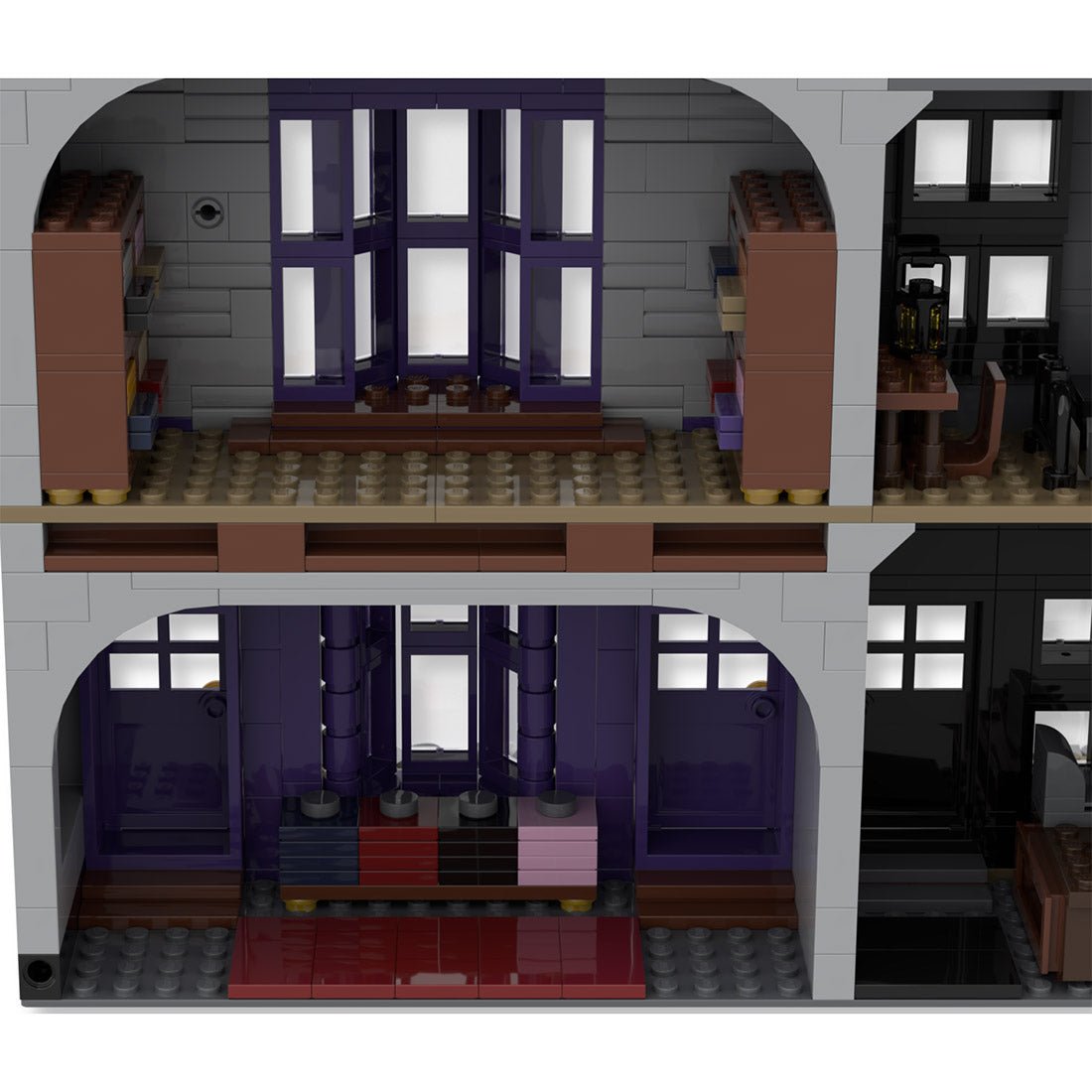 MOC - 53216 Magic Movie Straßenszene - LesDiy - Klemmbausteine