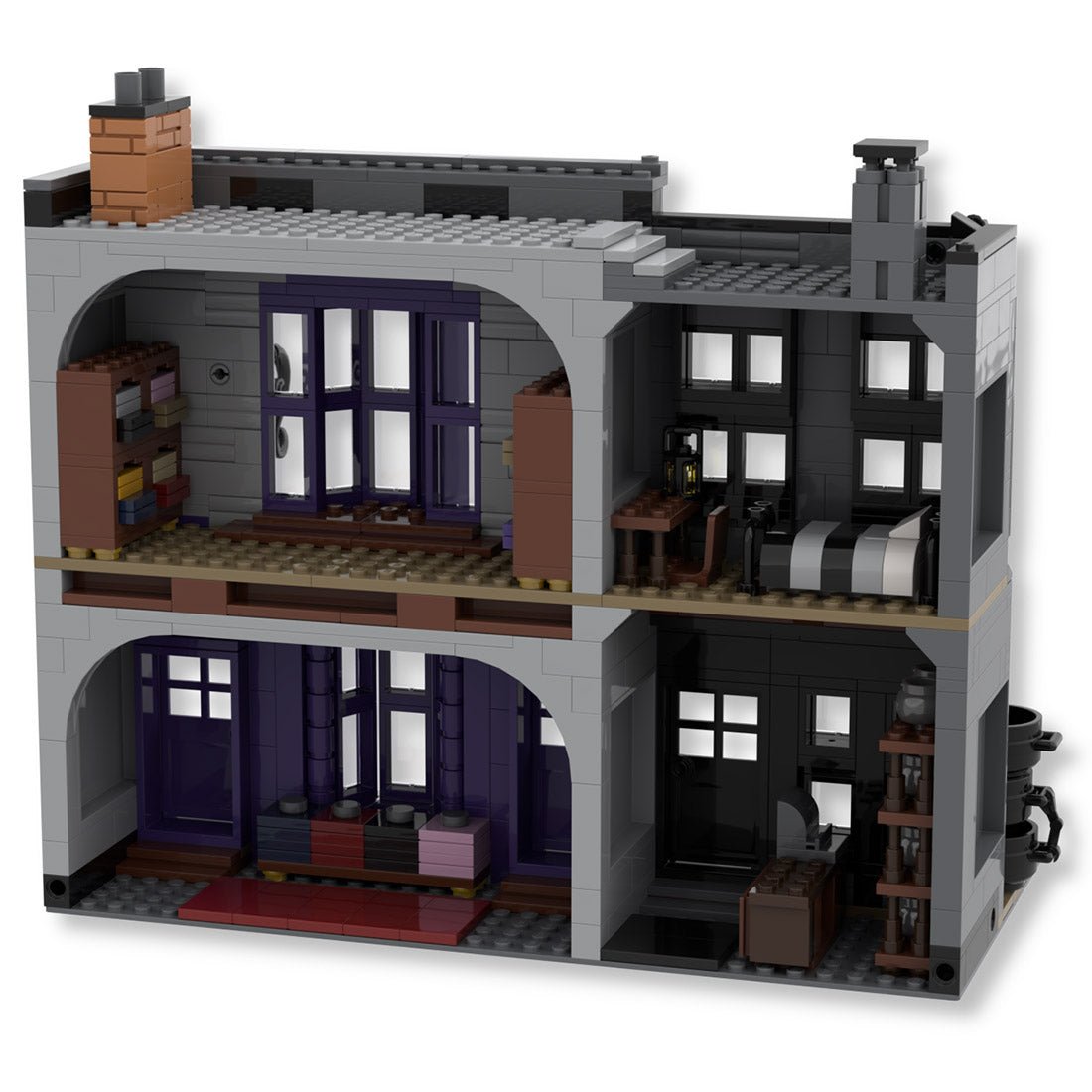 MOC - 53216 Magic Movie Straßenszene - LesDiy - Klemmbausteine