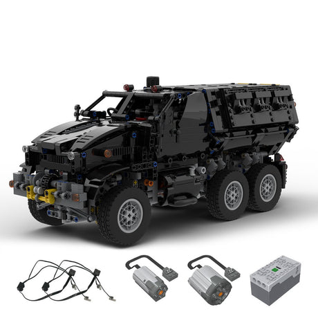 MOC - 54624 'The Beast' MRAP Truck Klemmbausteine - LesDiy - Klemmbausteine