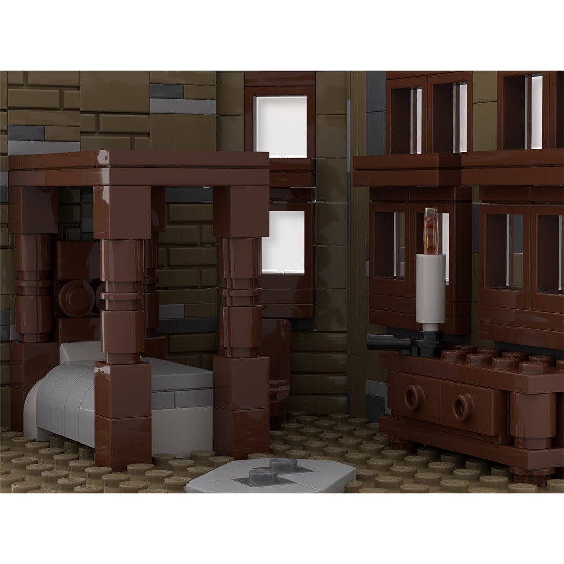 MOC - 55035 Magic Movie Scene Bar & Laden - LesDiy - Klemmbausteine