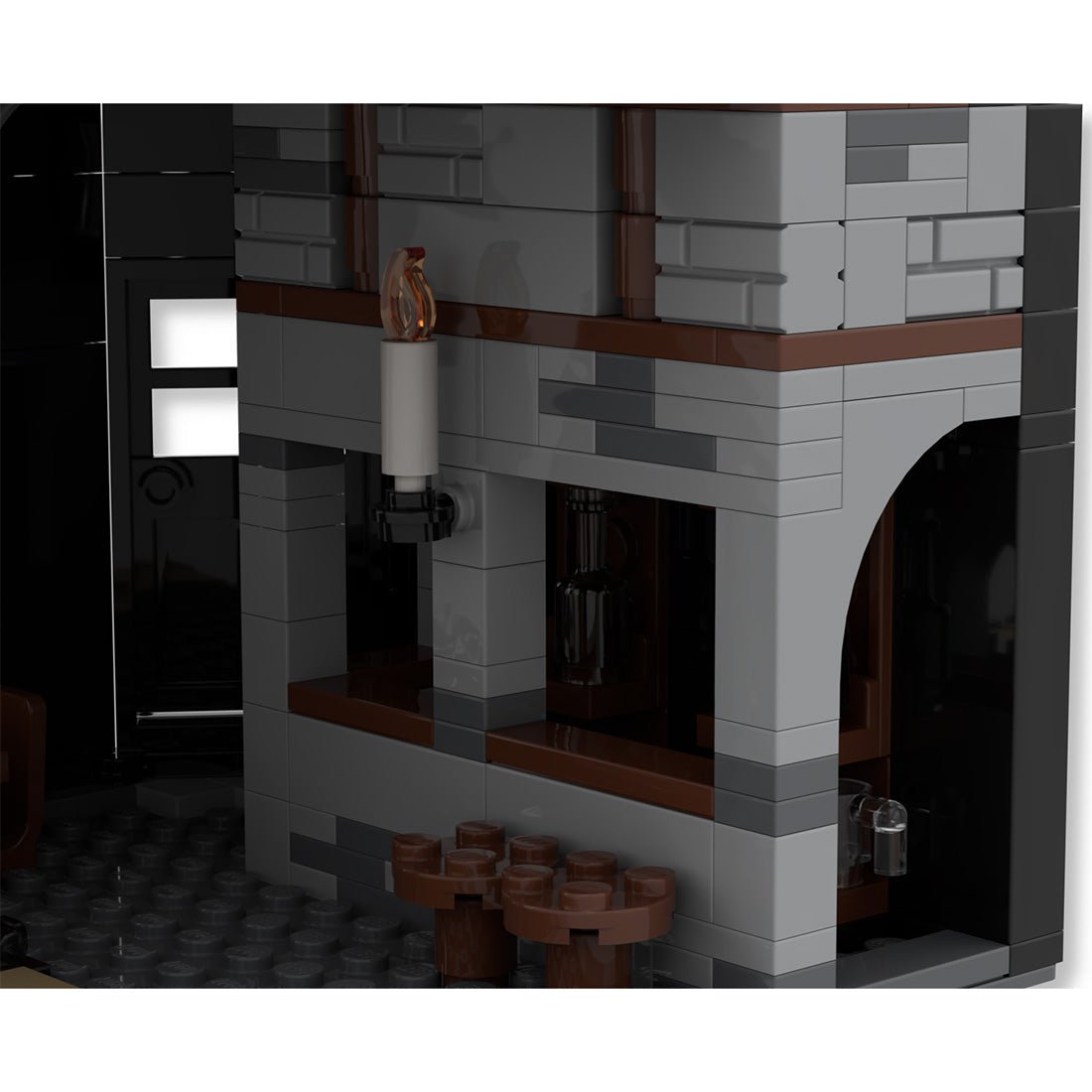 MOC - 55035 Magic Movie Scene Bar & Laden - LesDiy - Klemmbausteine